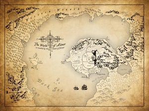 1600x1200 World of Aiénor Map Desktop Image